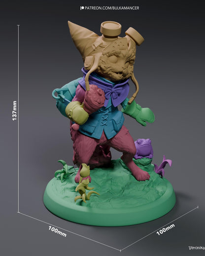 Anime Figure – DIY Resin Model Kit, Action Figure, inspired by Monster Hunter Wilds – Companion