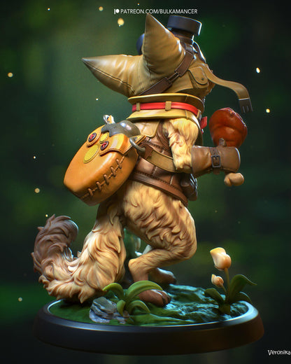 Anime Figure – Handpainted Resin Figure, Action Figure, inspired by Monster Hunter Wilds – Felyne