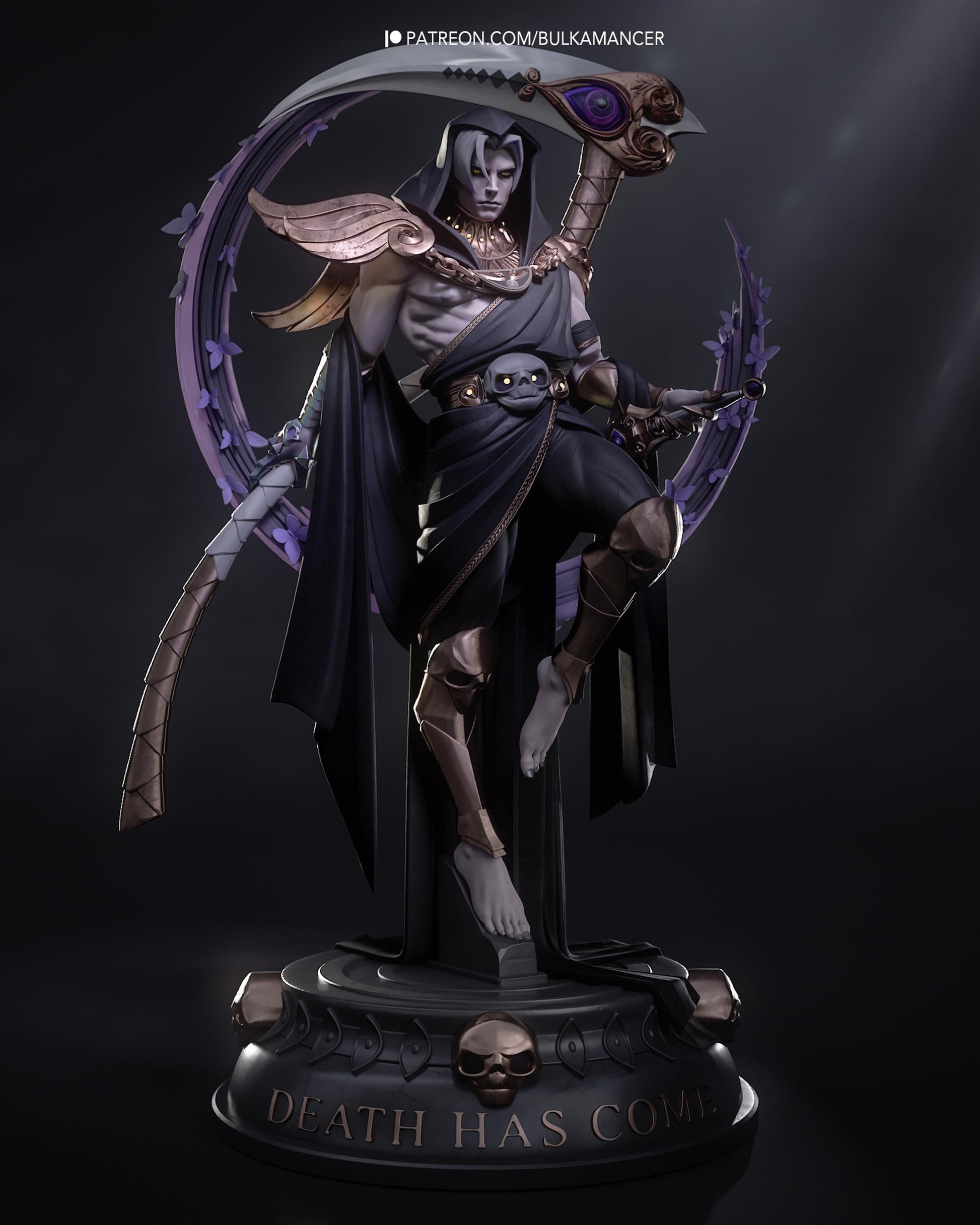 Thanatos The God — Painted & DIY | Resin 3D | FAN ART | Garage Kit