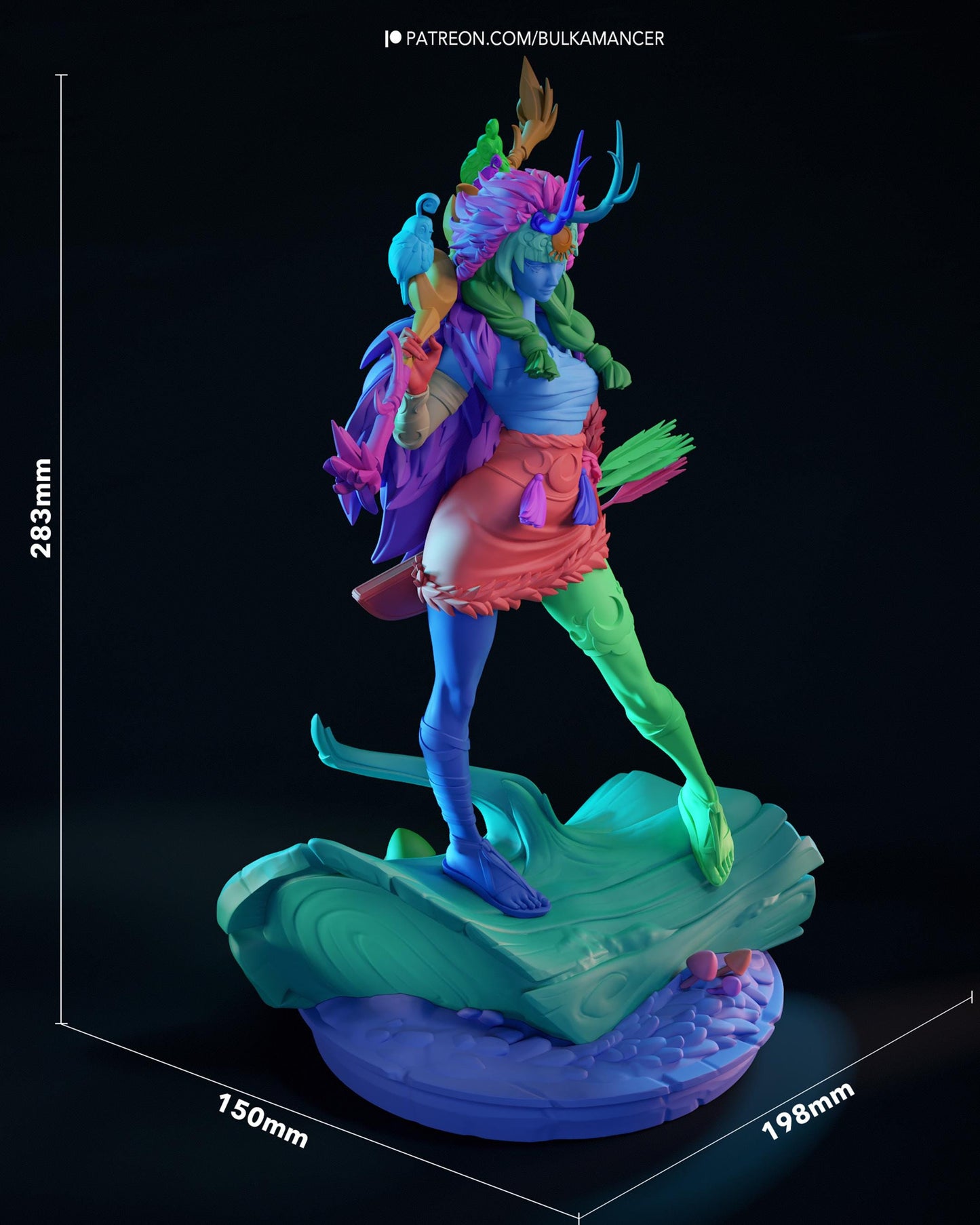 Artemis The Goddes — Painted & DIY | Resin 3D | FAN ART | Garage Kit