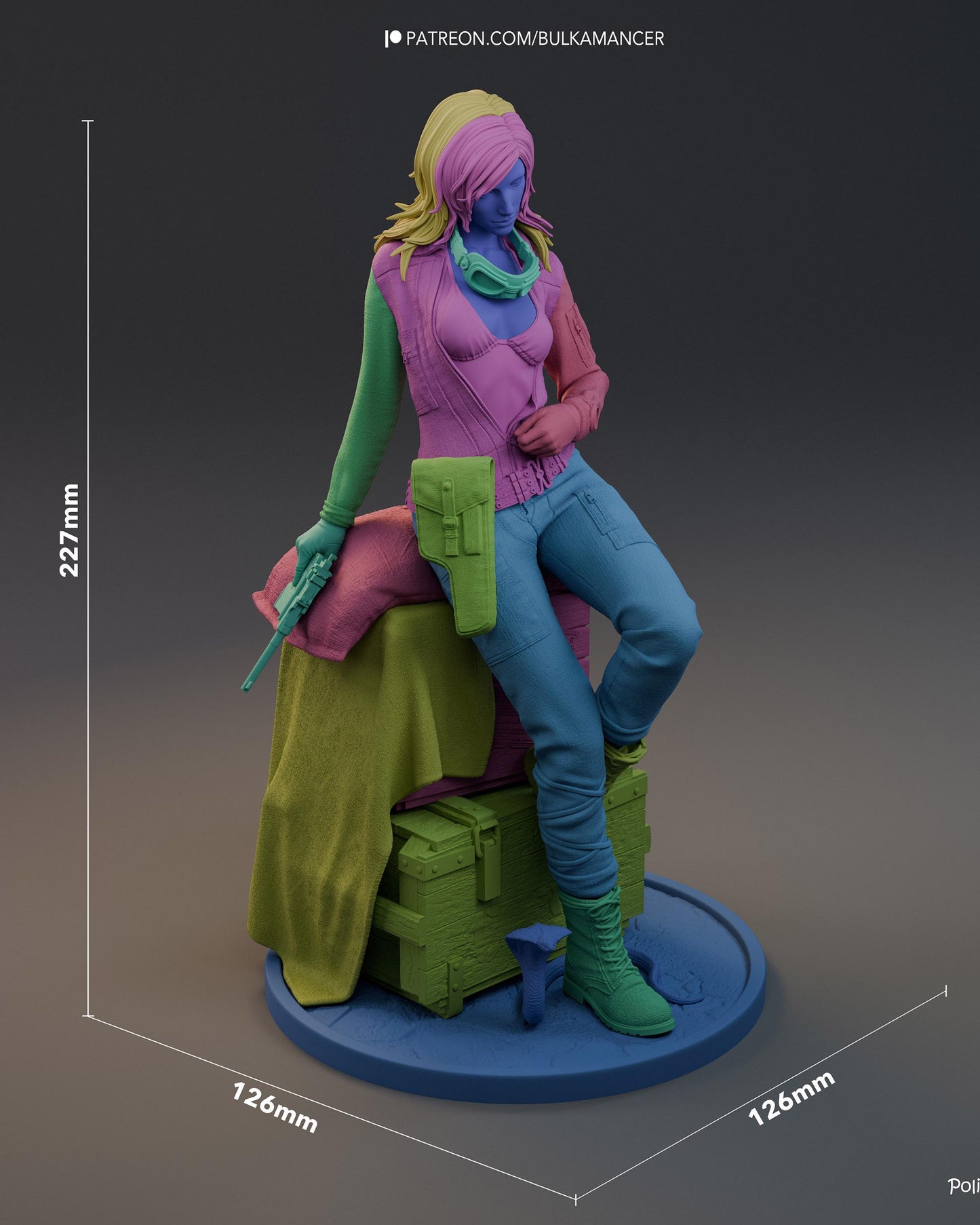 Eva — Painted & DIY | Resin 3D | FAN ART | Garage Kit
