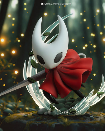 Gaming Action Figurine – Handpainted Resin Figure or DIY Model Kit, Hollow Knight Silksong Hornet