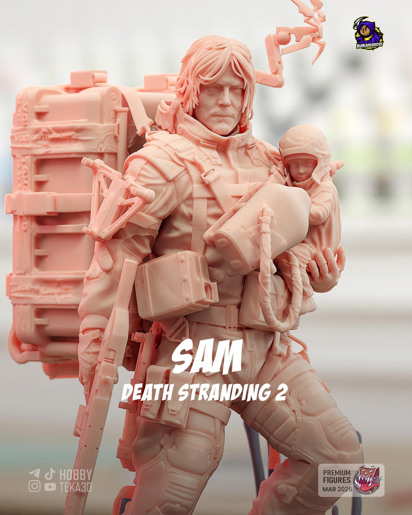 3D Printed Resin Figurine – Perfect Gift for Nerds & Gaming Fans