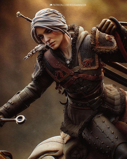 Ciri vs Manticore — Painted & DIY | Resin 3D | FAN ART | Garage Kit