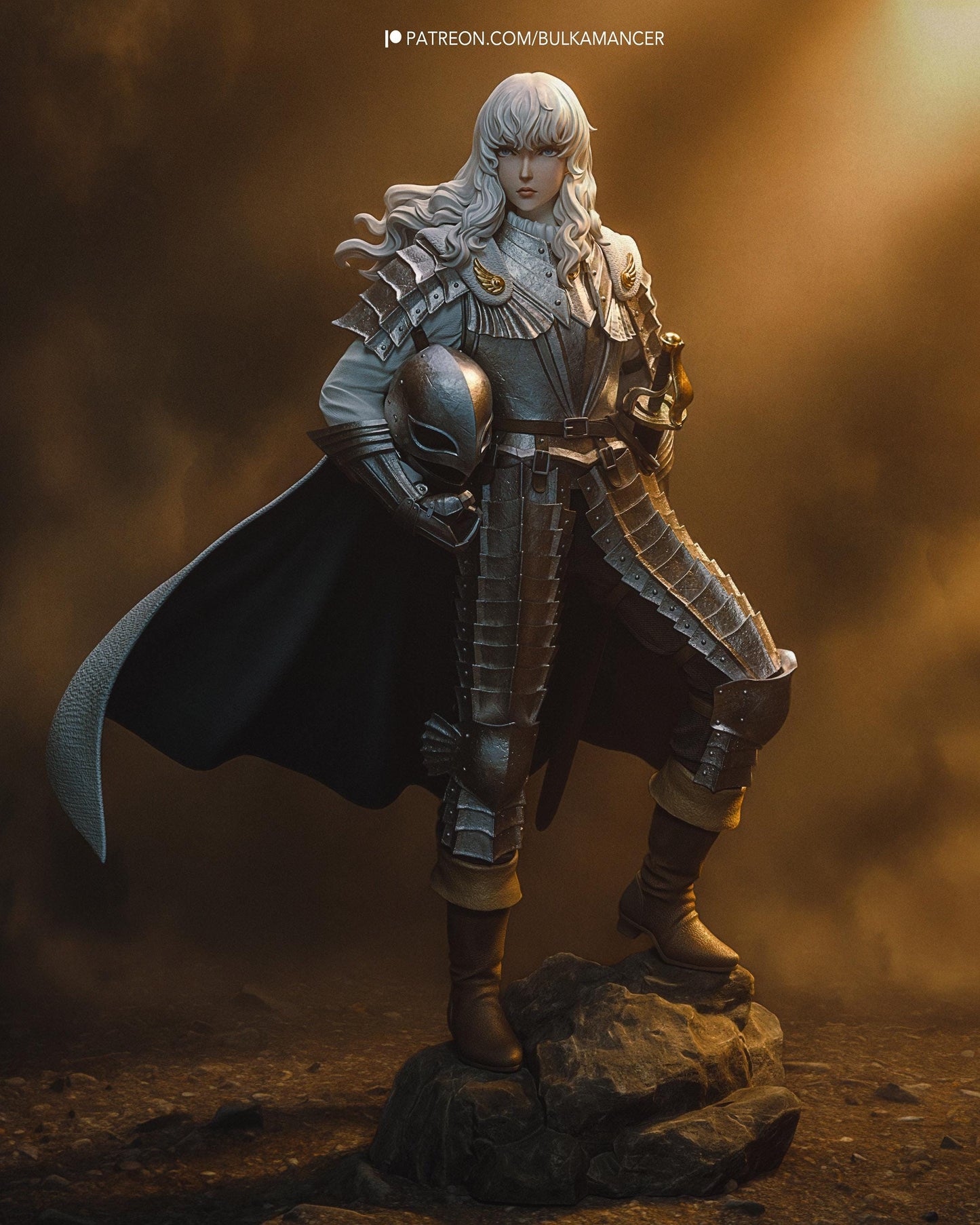Griffit (Berserk) — Painted & DIY | Resin 3D | FAN ART | Garage Kit