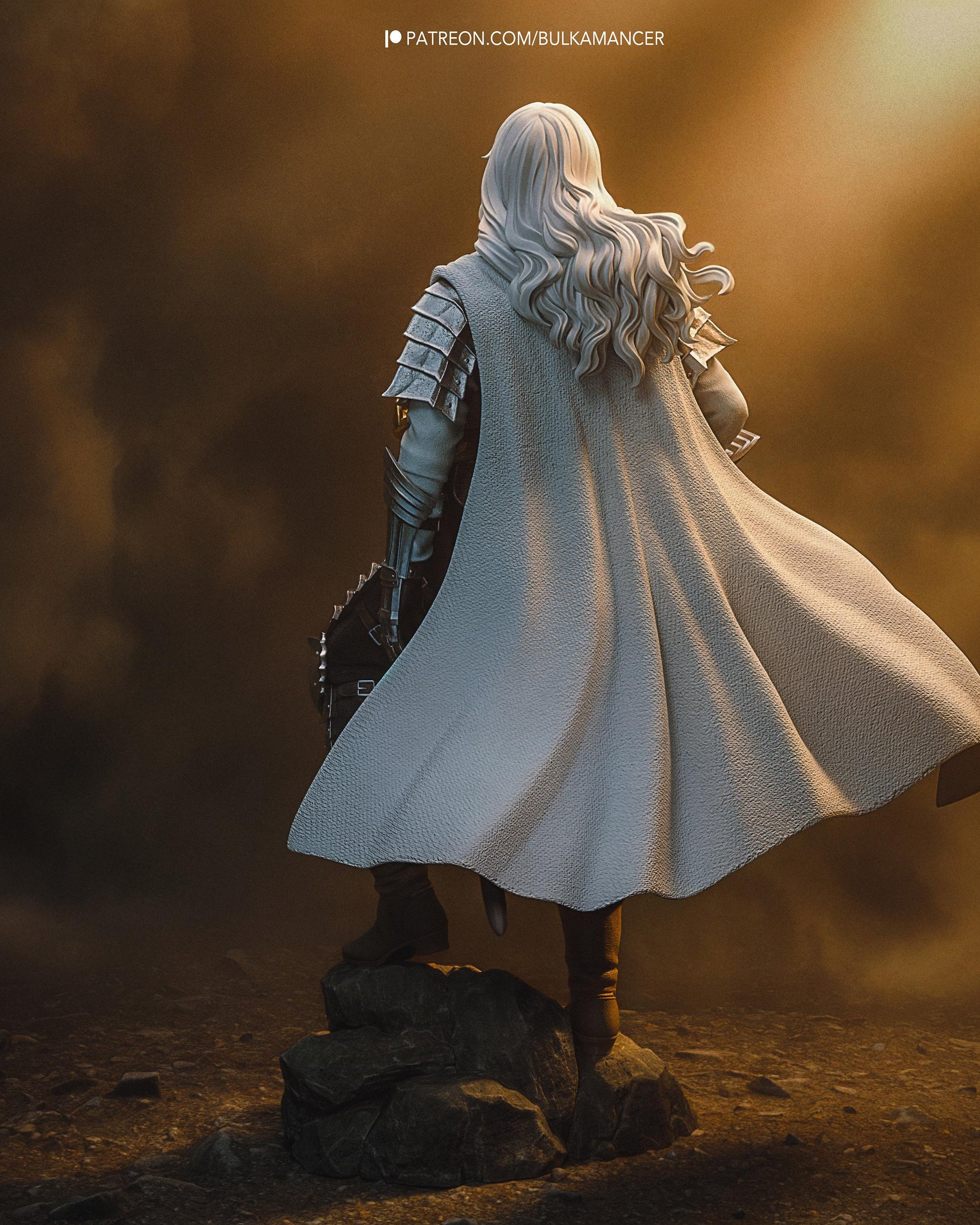 Griffit (Berserk) — Painted & DIY | Resin 3D | FAN ART | Garage Kit