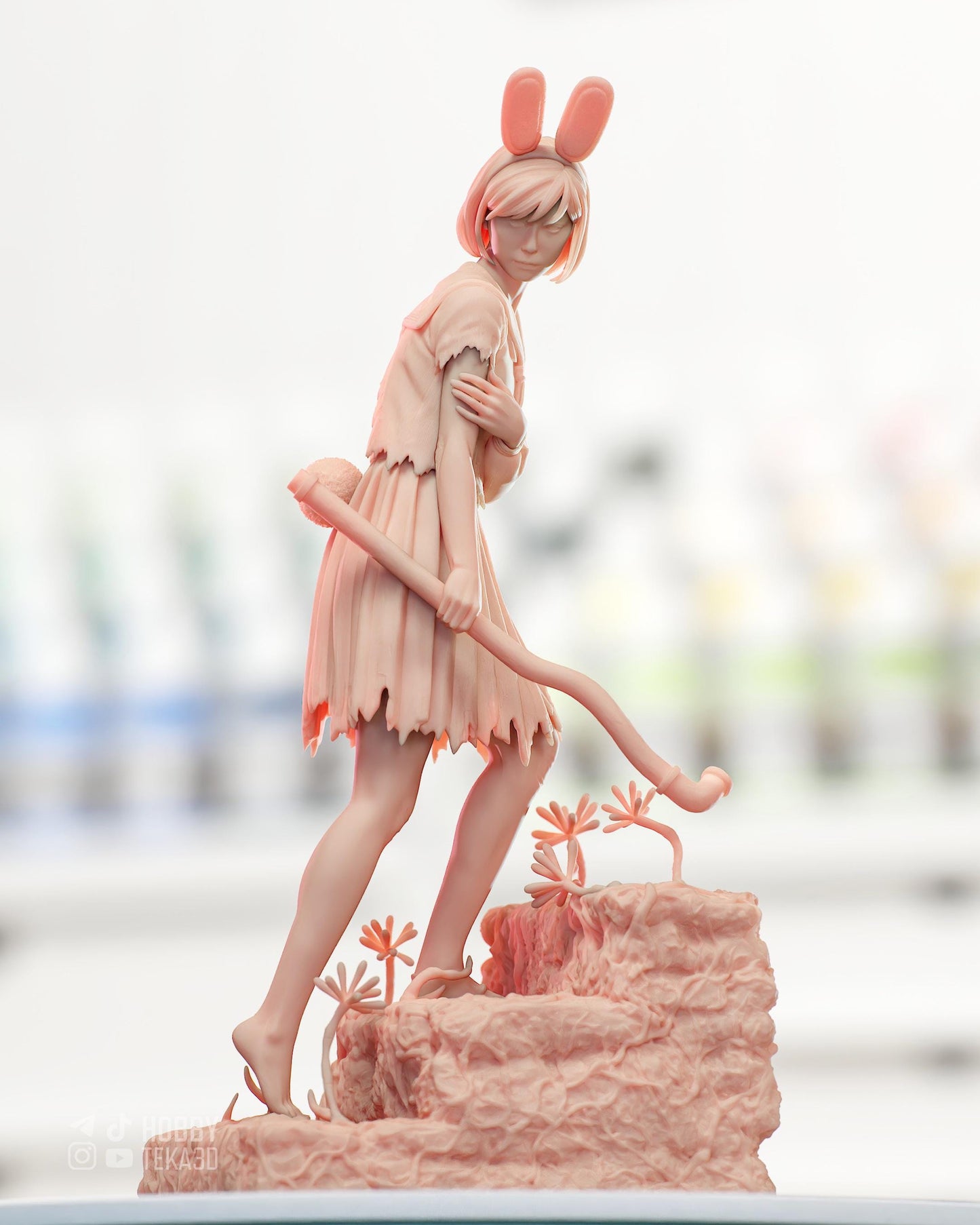 Gaming Action Figurine – Handpainted Resin Figure or DIY Model Kit, inspired by Silent Hill f Hinako Shimizu