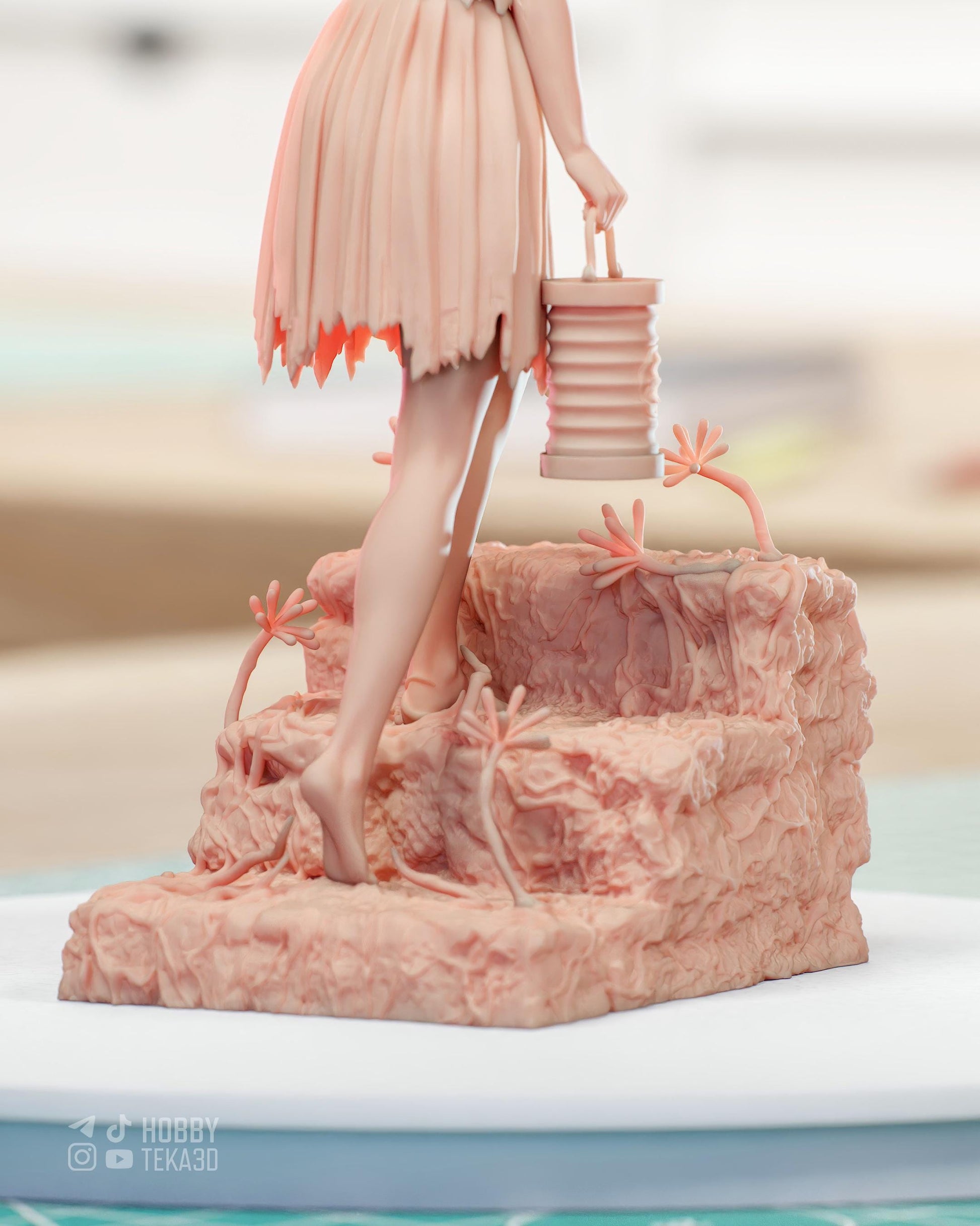 Gaming Action Figurine – Handpainted Resin Figure or DIY Model Kit, inspired by Silent Hill f Hinako Shimizu