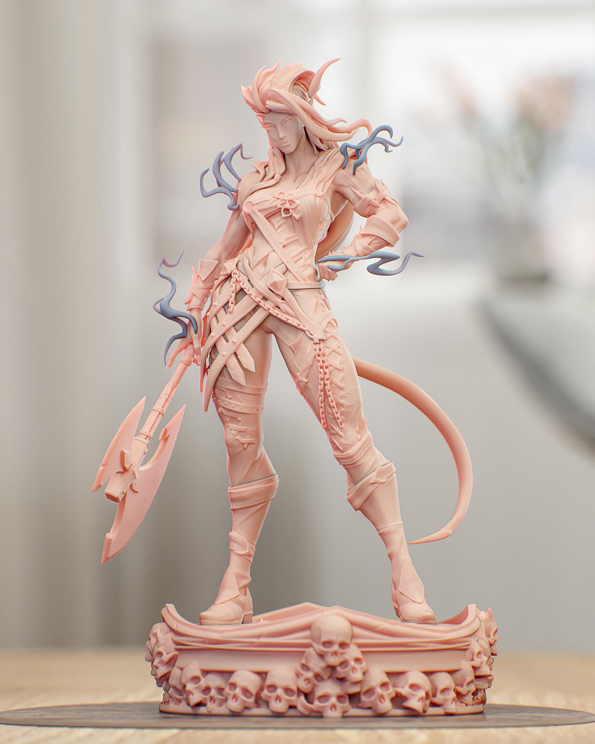 Gaming Action Figurine – Handpainted Resin Figure or DIY Model Kit, inspired by Baldur's Gate 3