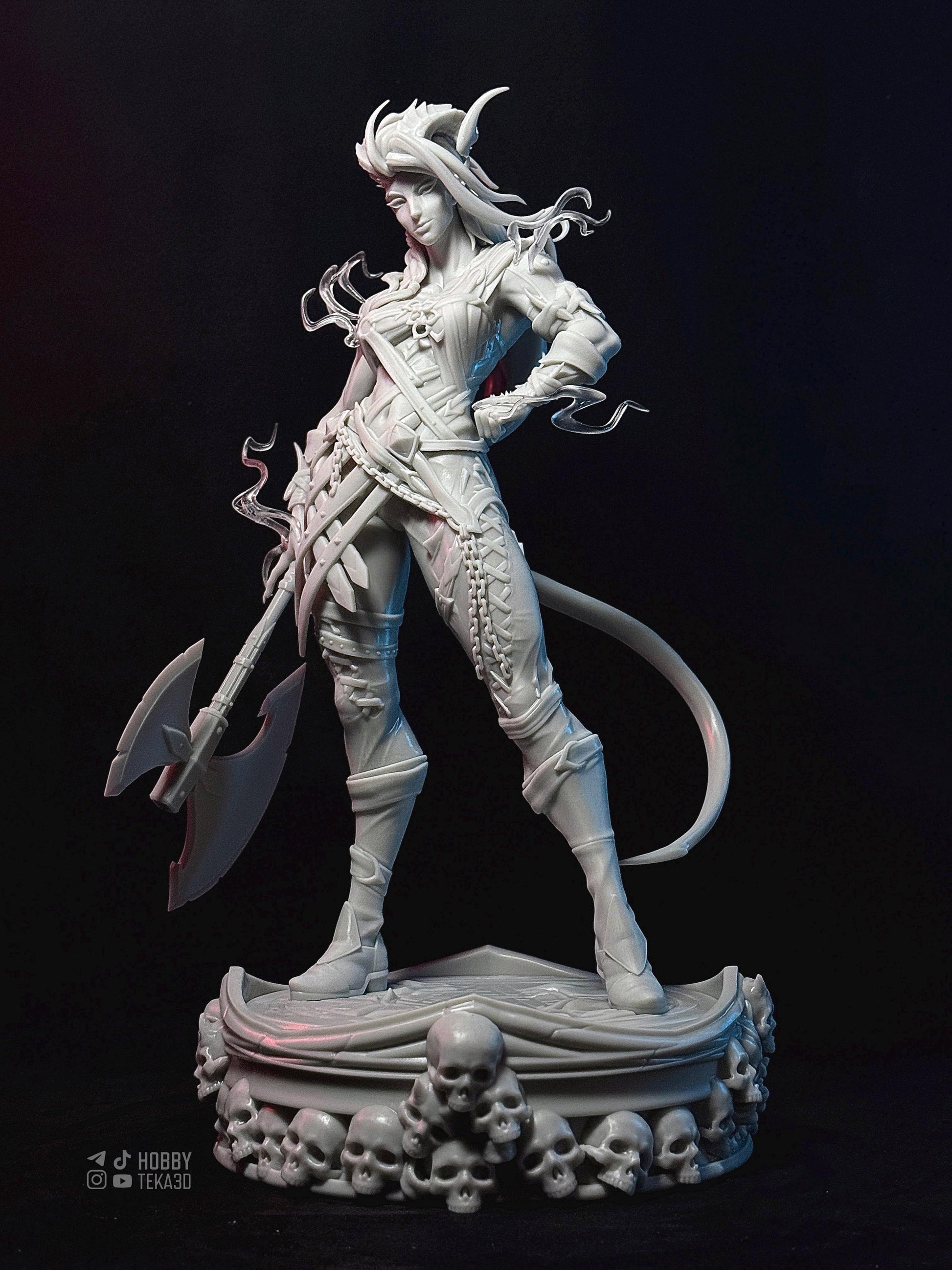 Gaming Action Figurine – Handpainted Resin Figure or DIY Model Kit, inspired by Baldur's Gate 3