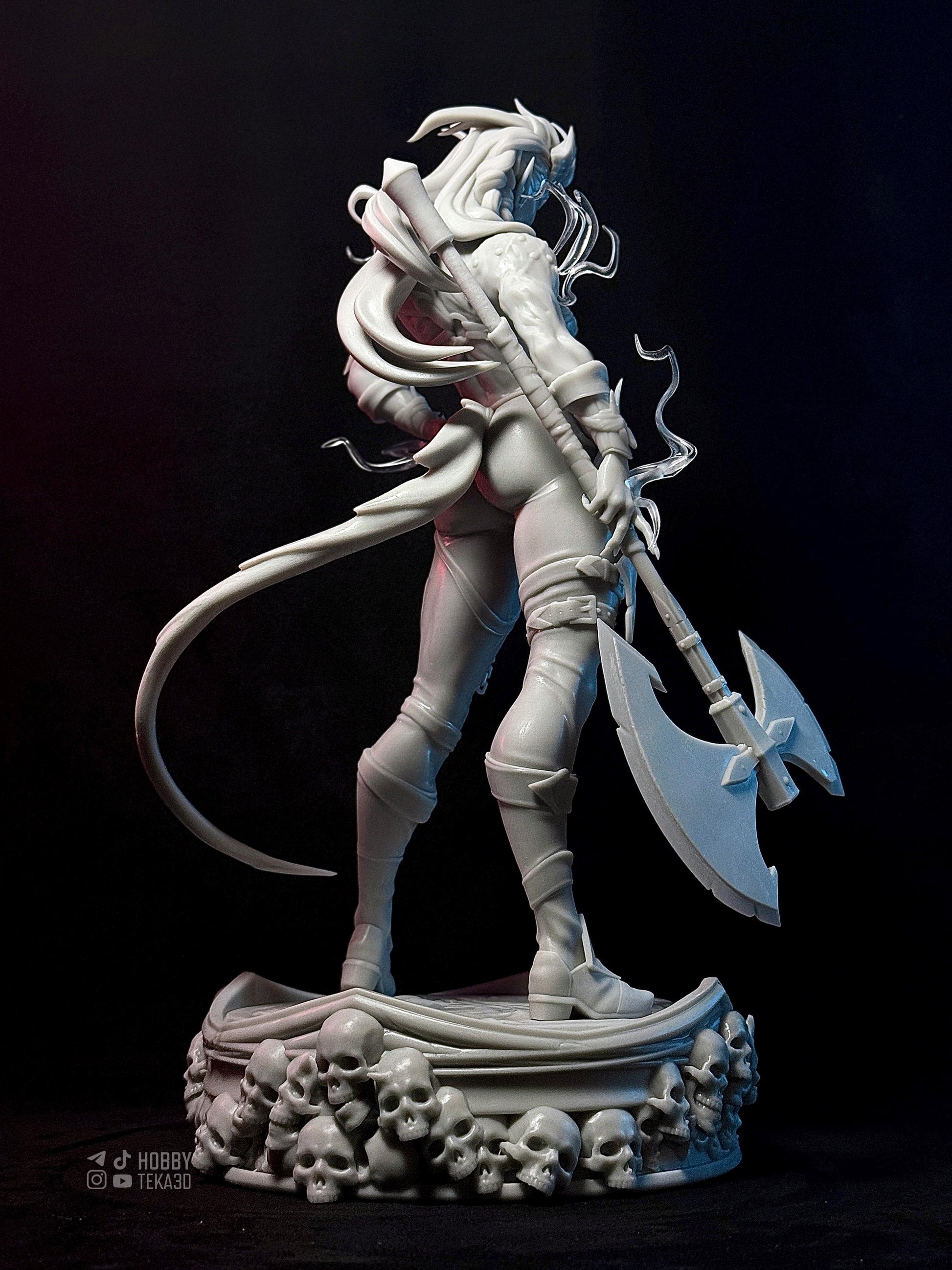 Gaming Action Figurine – Handpainted Resin Figure or DIY Model Kit, inspired by Baldur's Gate 3
