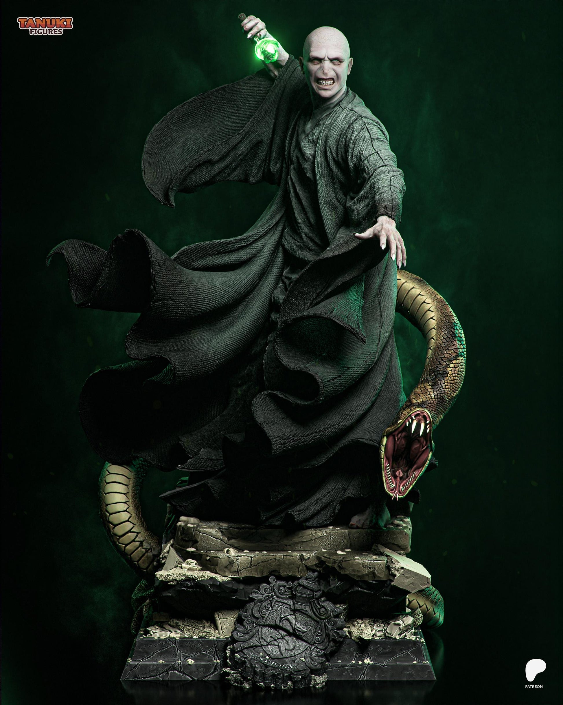 Movie Action Figurine – Handpainted Resin Figure or DIY Model Kit, inspired by Harry Potter