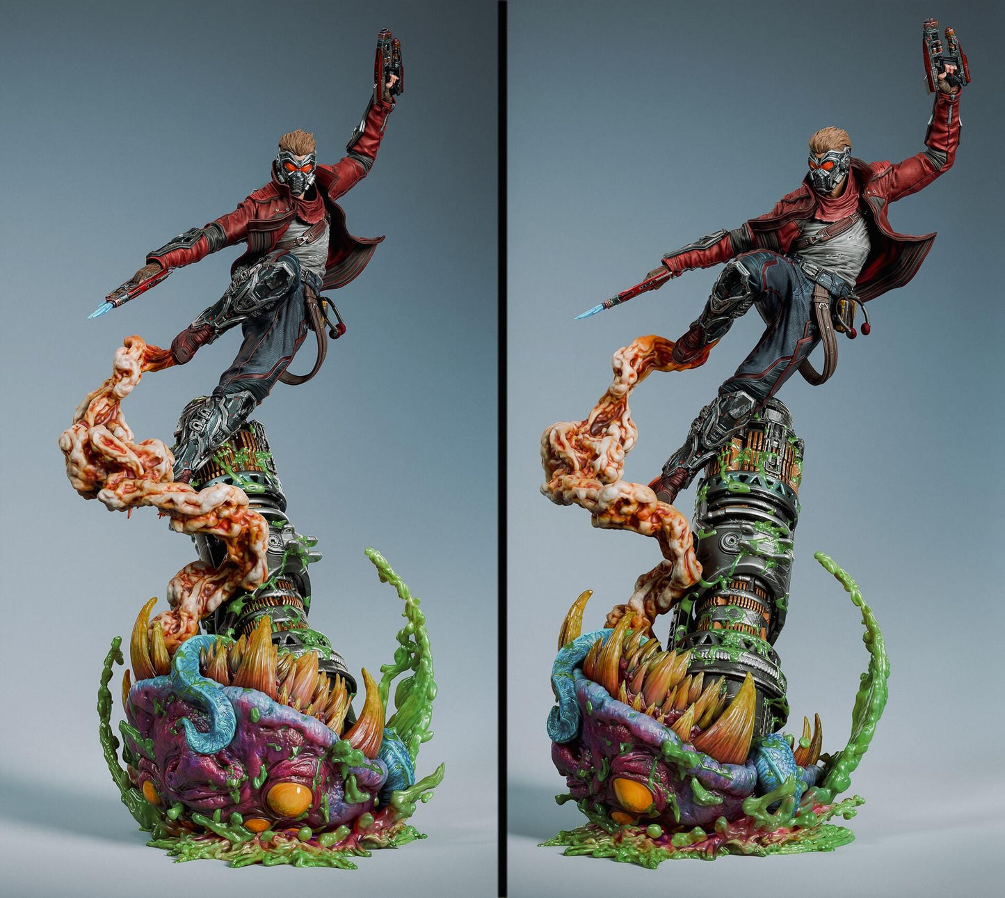 Gaming Action Figurine – Handpainted Resin Figure or DIY Model Kit, inspired by Marvel