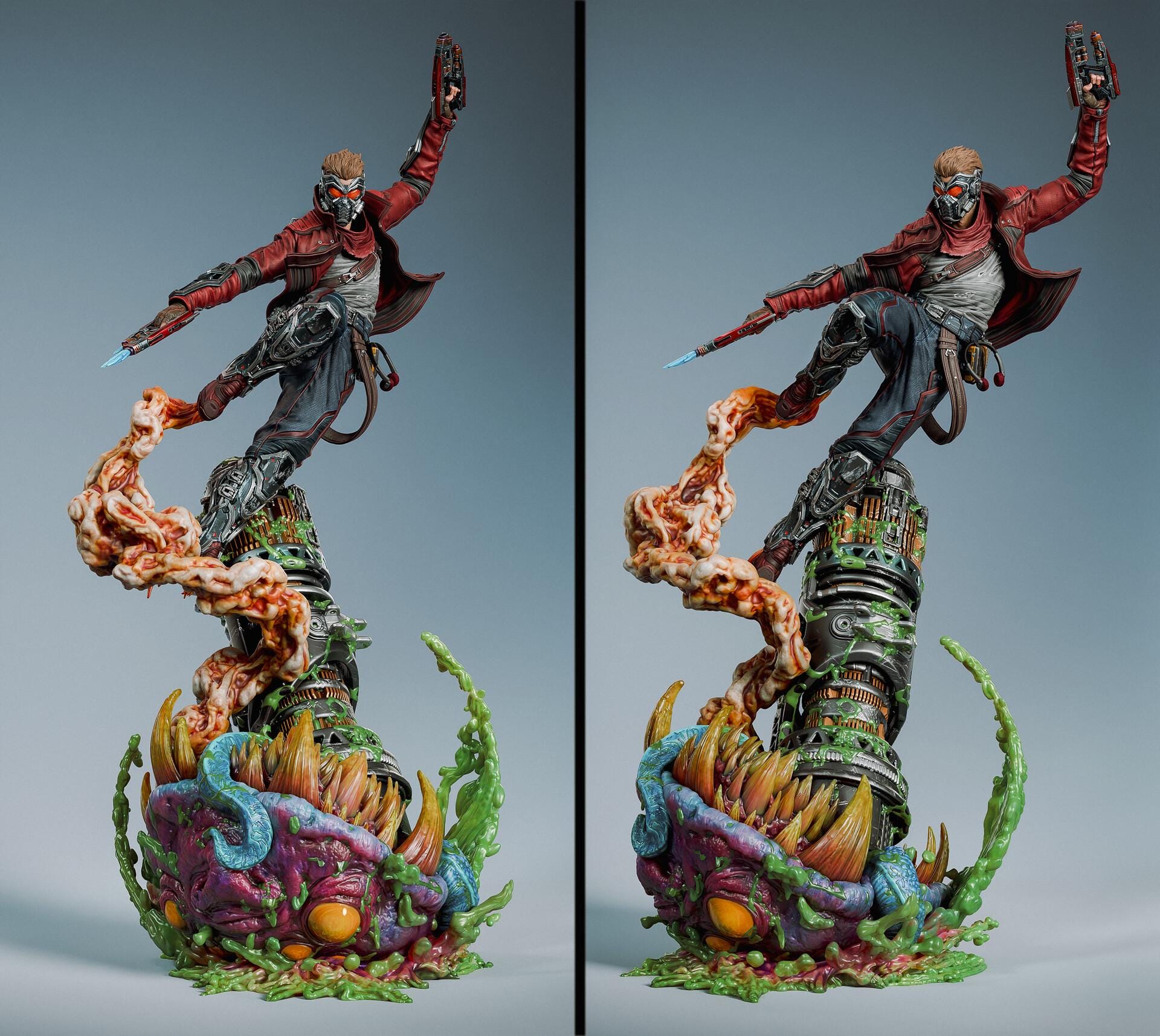 Gaming Action Figurine – Handpainted Resin Figure or DIY Model Kit, inspired by Marvel