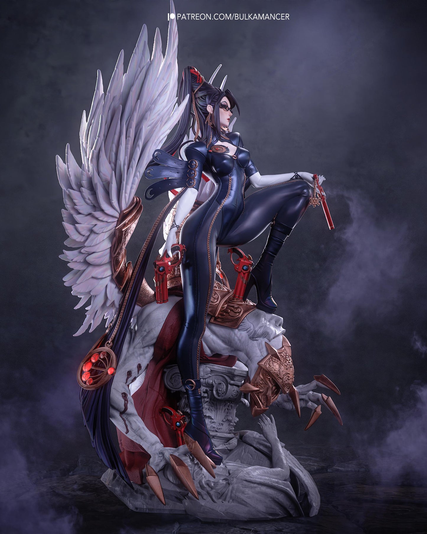 Umbra Witch — Painted & DIY | Resin 3D | FAN ART | Garage Kit