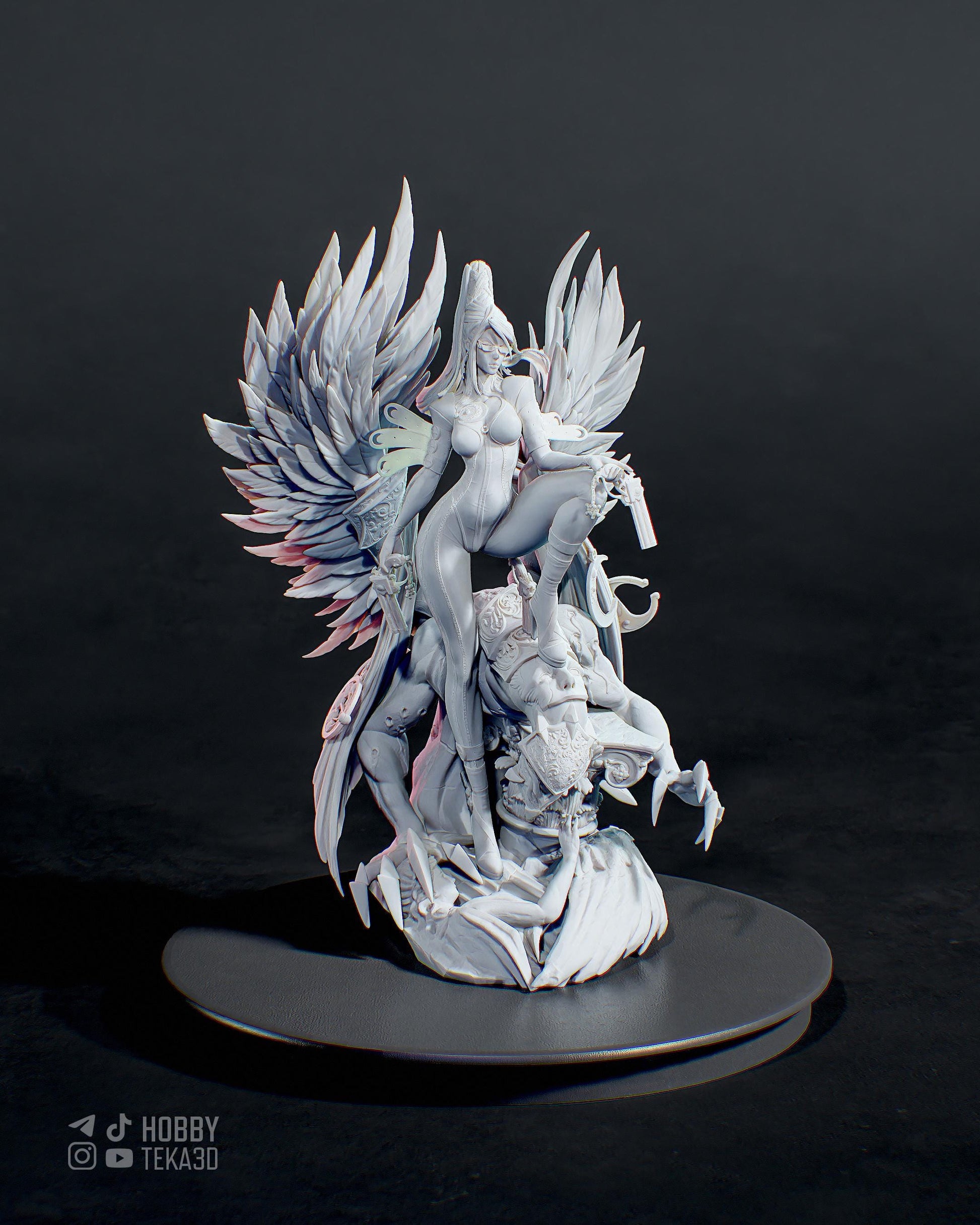 Umbra Witch — Painted & DIY | Resin 3D | FAN ART | Garage Kit