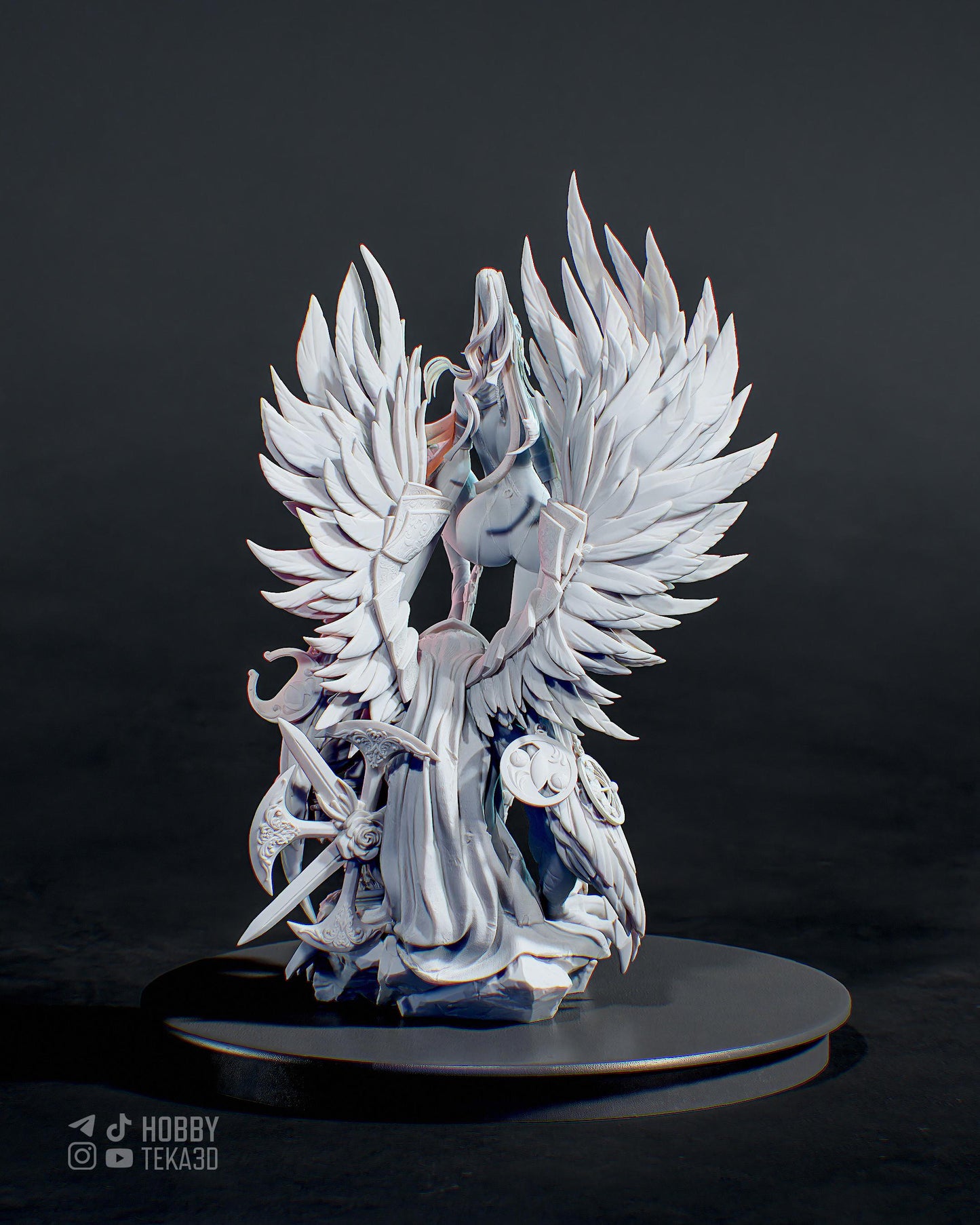Umbra Witch — Painted & DIY | Resin 3D | FAN ART | Garage Kit