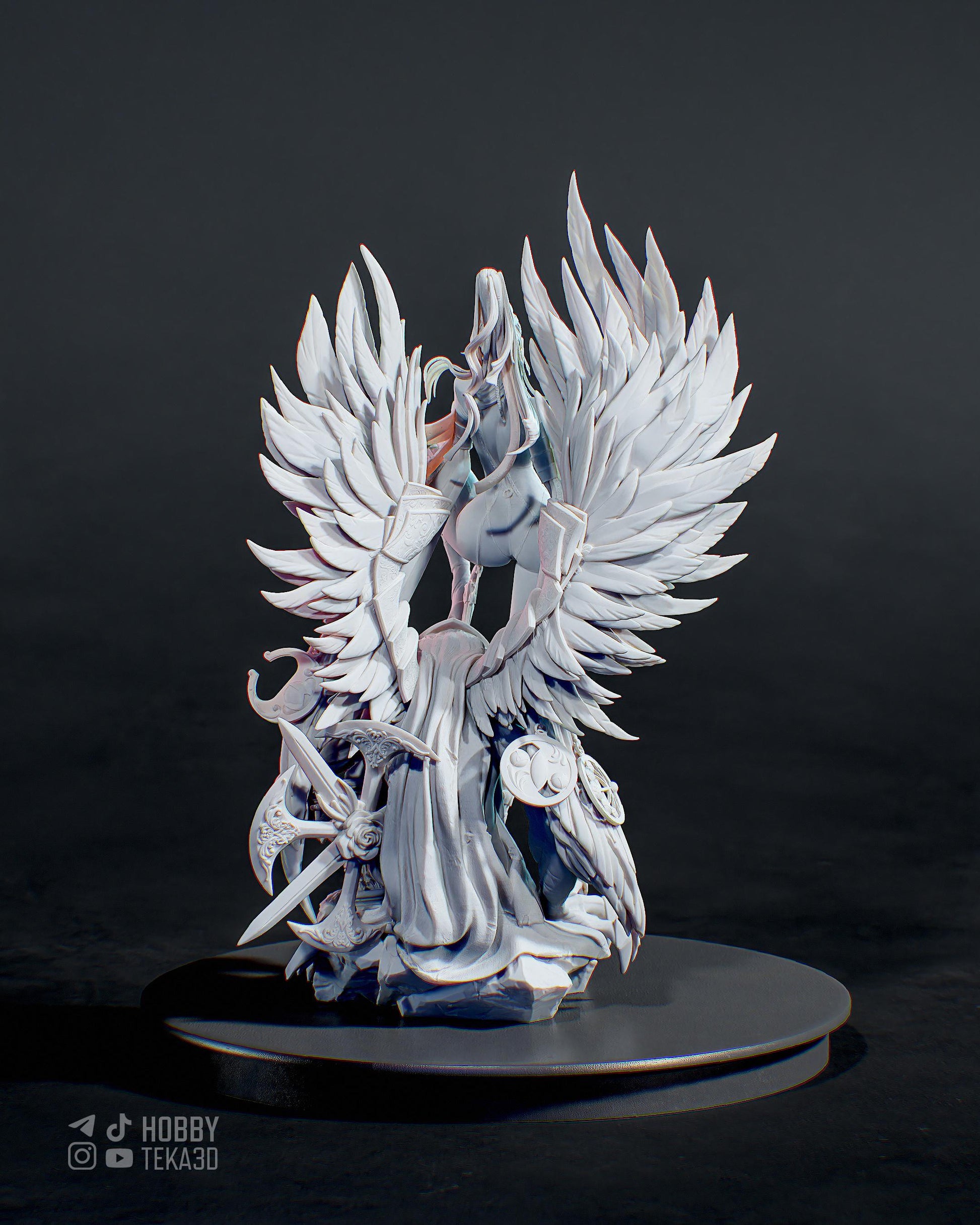 Umbra Witch — Painted & DIY | Resin 3D | FAN ART | Garage Kit