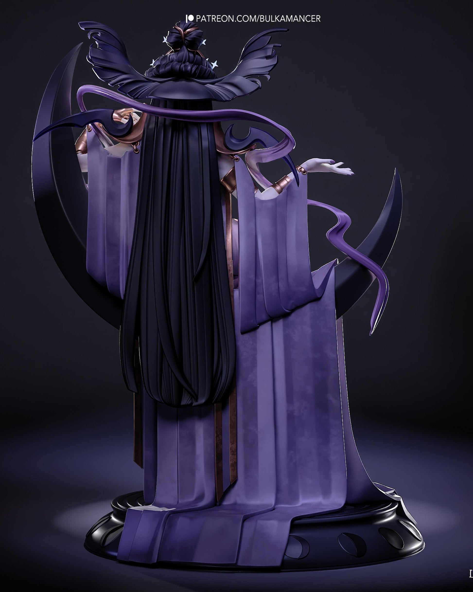 Gaming Action Figurine – Handpainted Resin Figure or DIY Model Kit, inspired by Hades Nyx