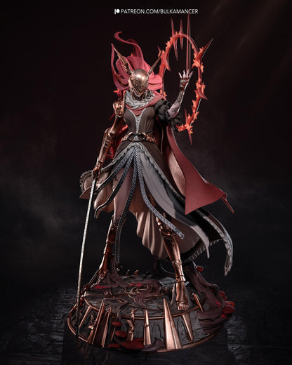 Gaming Action Figurine – Handpainted Resin Figure or DIY Model Kit, inspired by Elden Ring Malenia