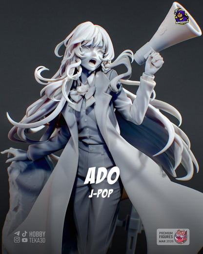 Anime Action Figurine – Handpainted Resin Figure or DIY Model Kit, inspired by Ado J-Pop