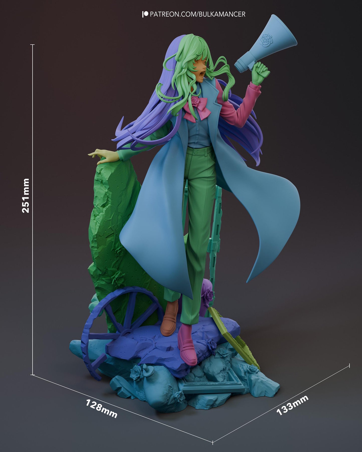 Anime Action Figurine – Handpainted Resin Figure or DIY Model Kit, inspired by Ado J-Pop