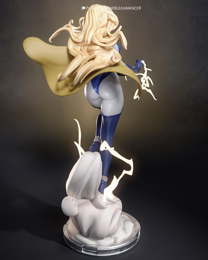 Gaming Action Figurine – Handpainted Resin Figure or DIY Model Kit, inspired by Dispatch Blonde Blazer