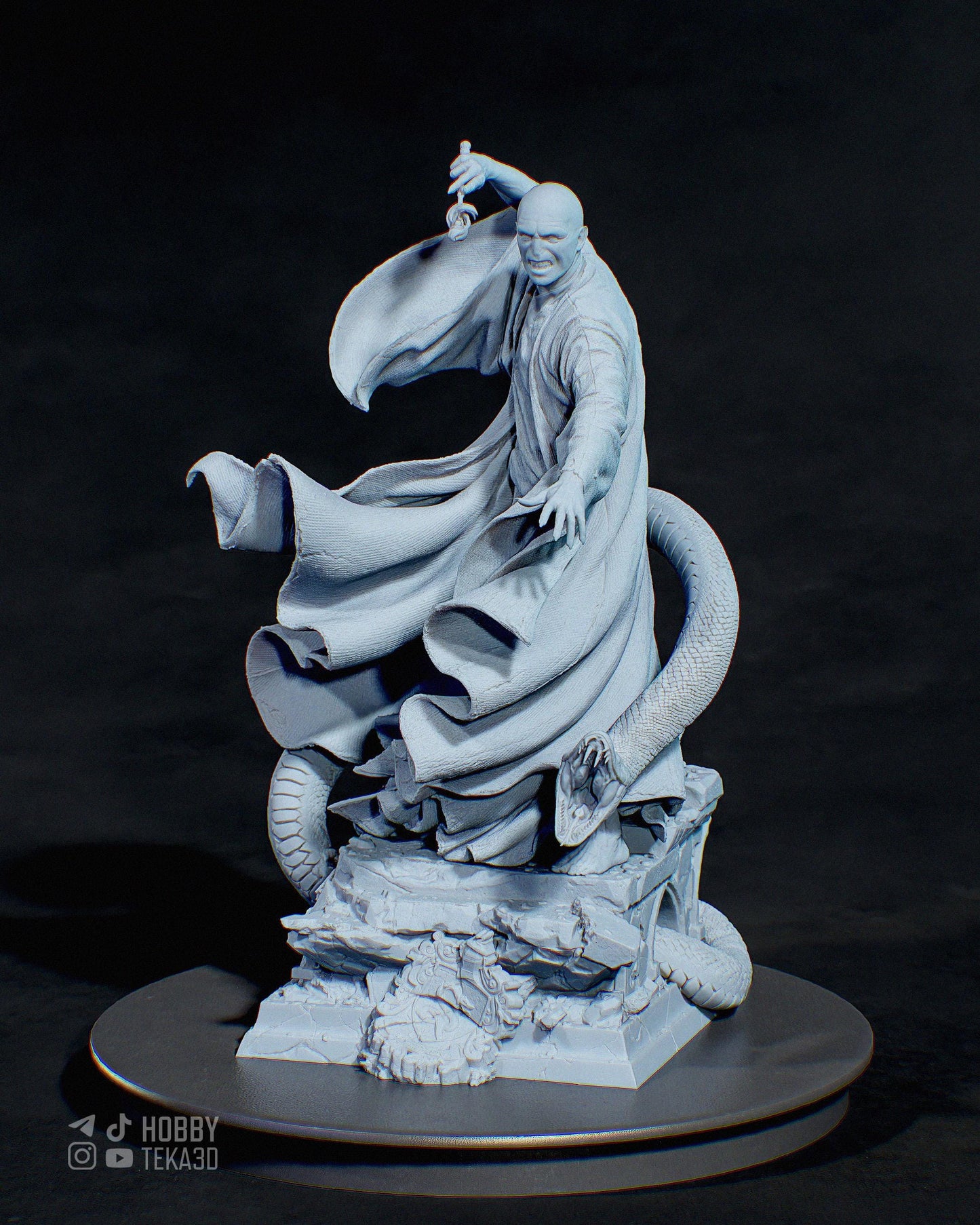 Movie Action Figurine – Handpainted Resin Figure or DIY Model Kit, inspired by Harry Potter