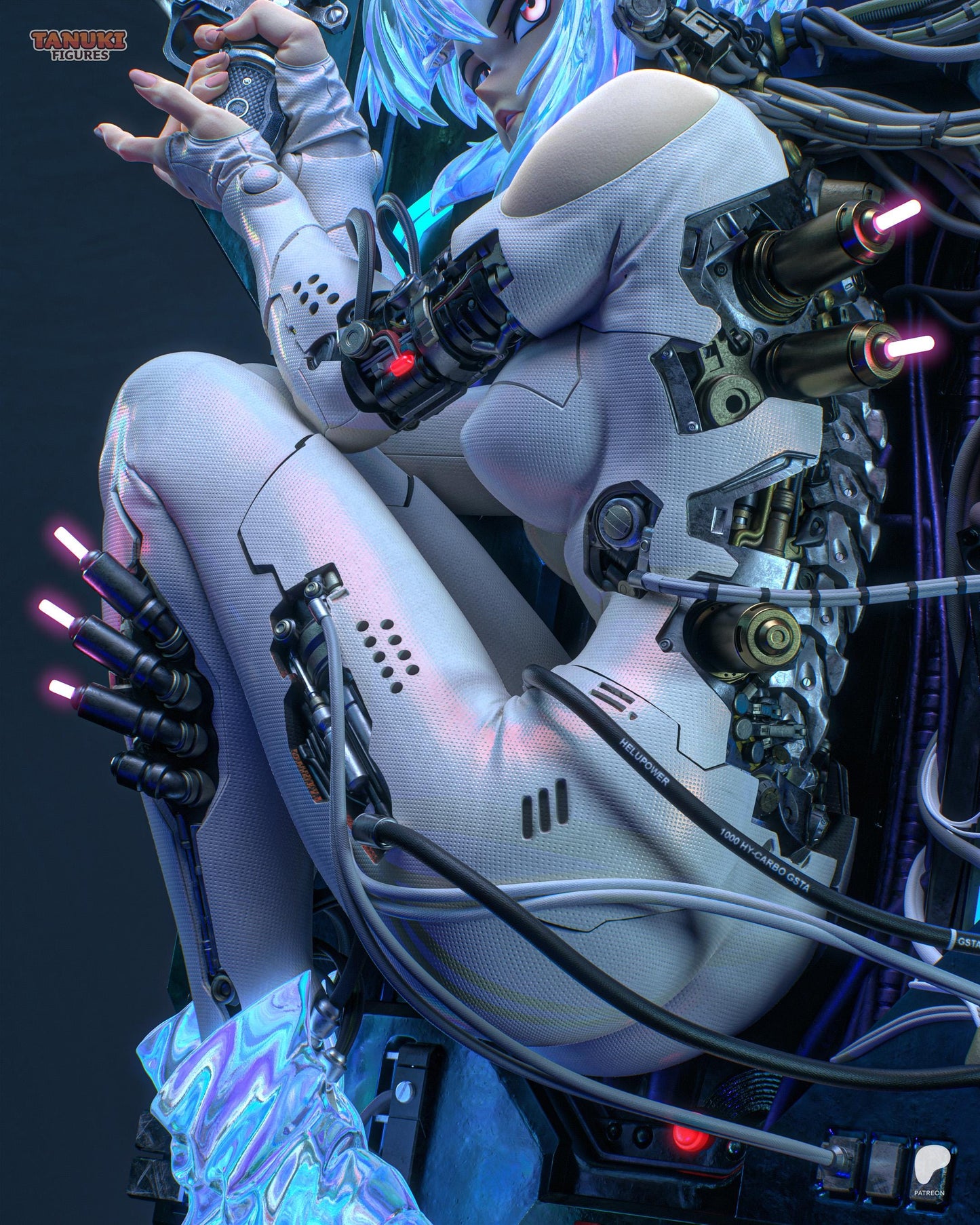 Anime Figure – Handpainted Resin Figure or DIY Resin Model Kit, Action Figure, inspired by Ghost in the Shell – Cyborg