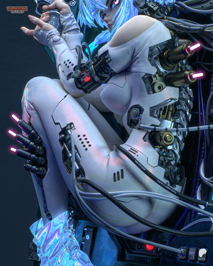 Anime Figure – Handpainted Resin Figure or DIY Resin Model Kit, Action Figure, inspired by Ghost in the Shell – Cyborg