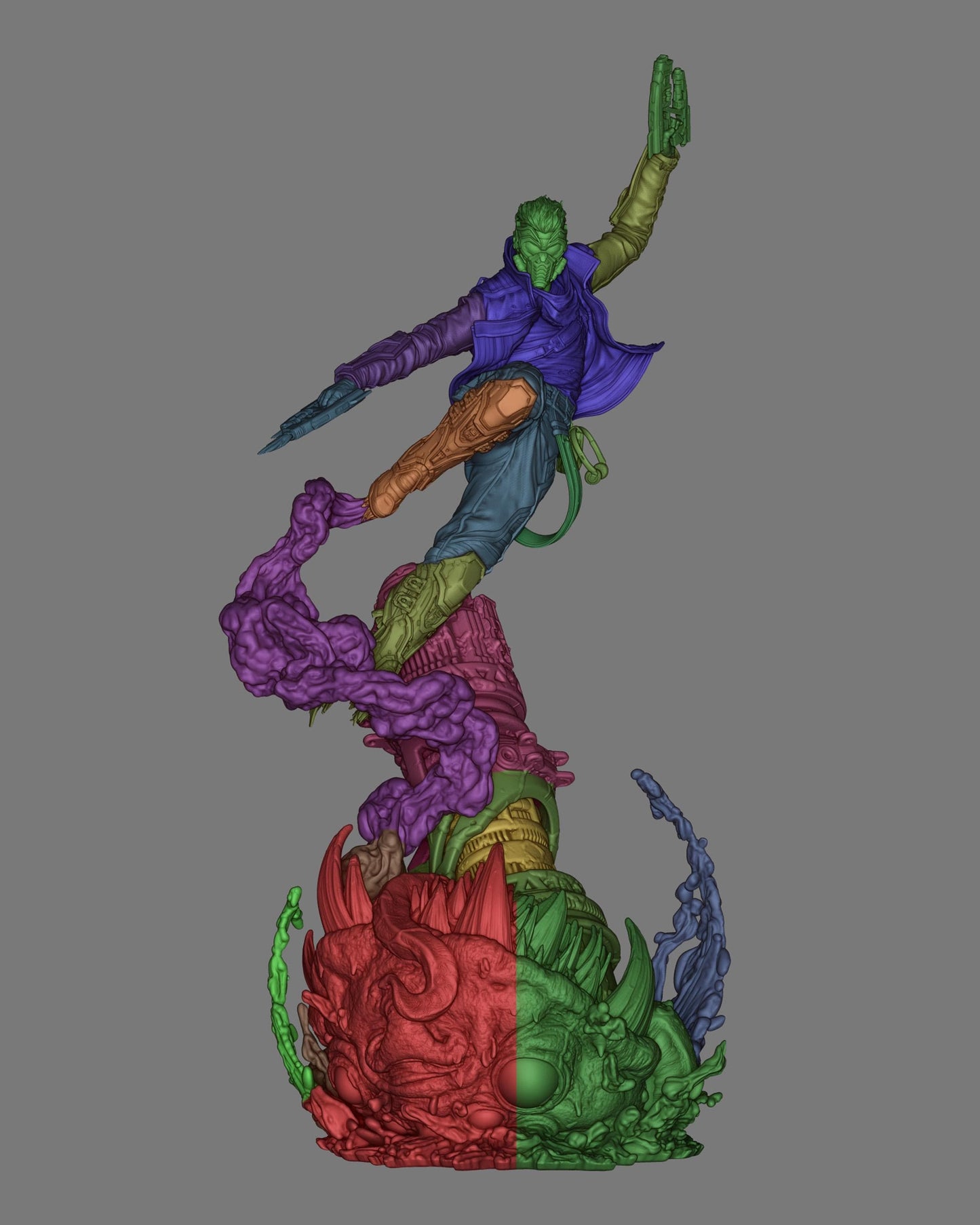 Gaming Action Figurine – Handpainted Resin Figure or DIY Model Kit, inspired by Marvel