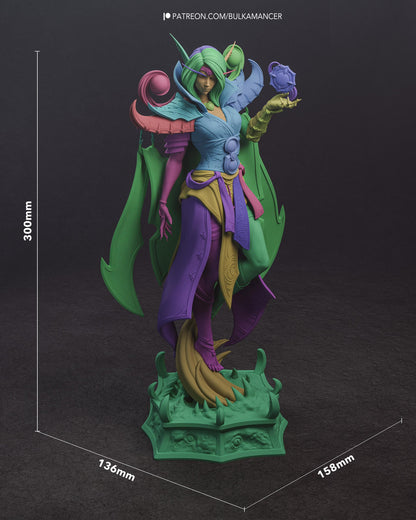 Gaming Action Figurine – Handpainted Resin Figure or DIY Model Kit, World of Warcraft Xal'atath