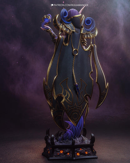 Gaming Action Figurine – Handpainted Resin Figure or DIY Model Kit, World of Warcraft Xal'atath