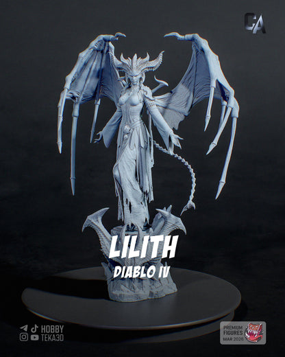 Lilith — Painted & DIY | Resin 3D | FAN ART | Garage Kit