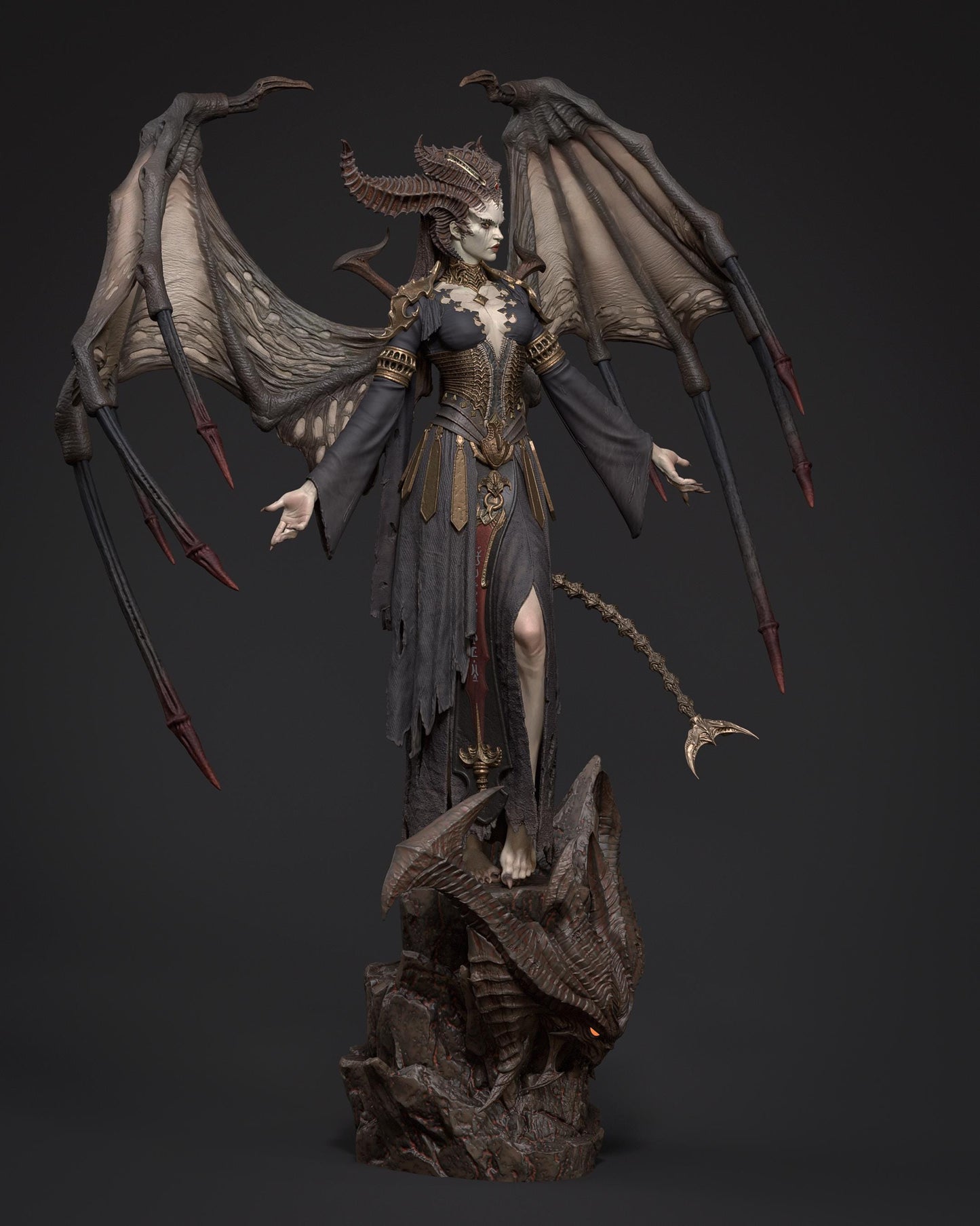Lilith — Painted & DIY | Resin 3D | FAN ART | Garage Kit