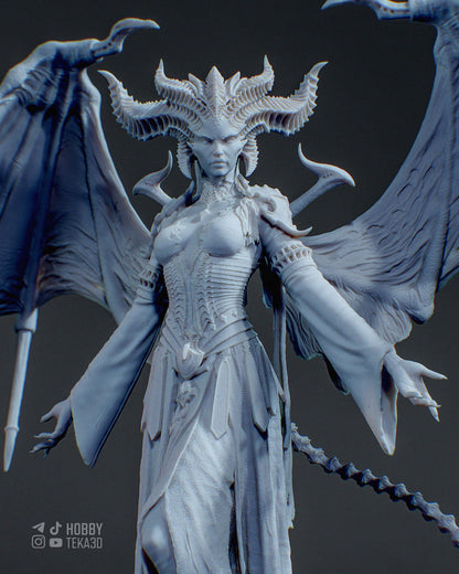 Lilith — Painted & DIY | Resin 3D | FAN ART | Garage Kit