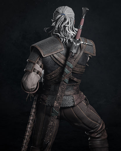 Gaming Action Figurine – Handpainted Resin Figure or DIY Model Kit, The Witcher