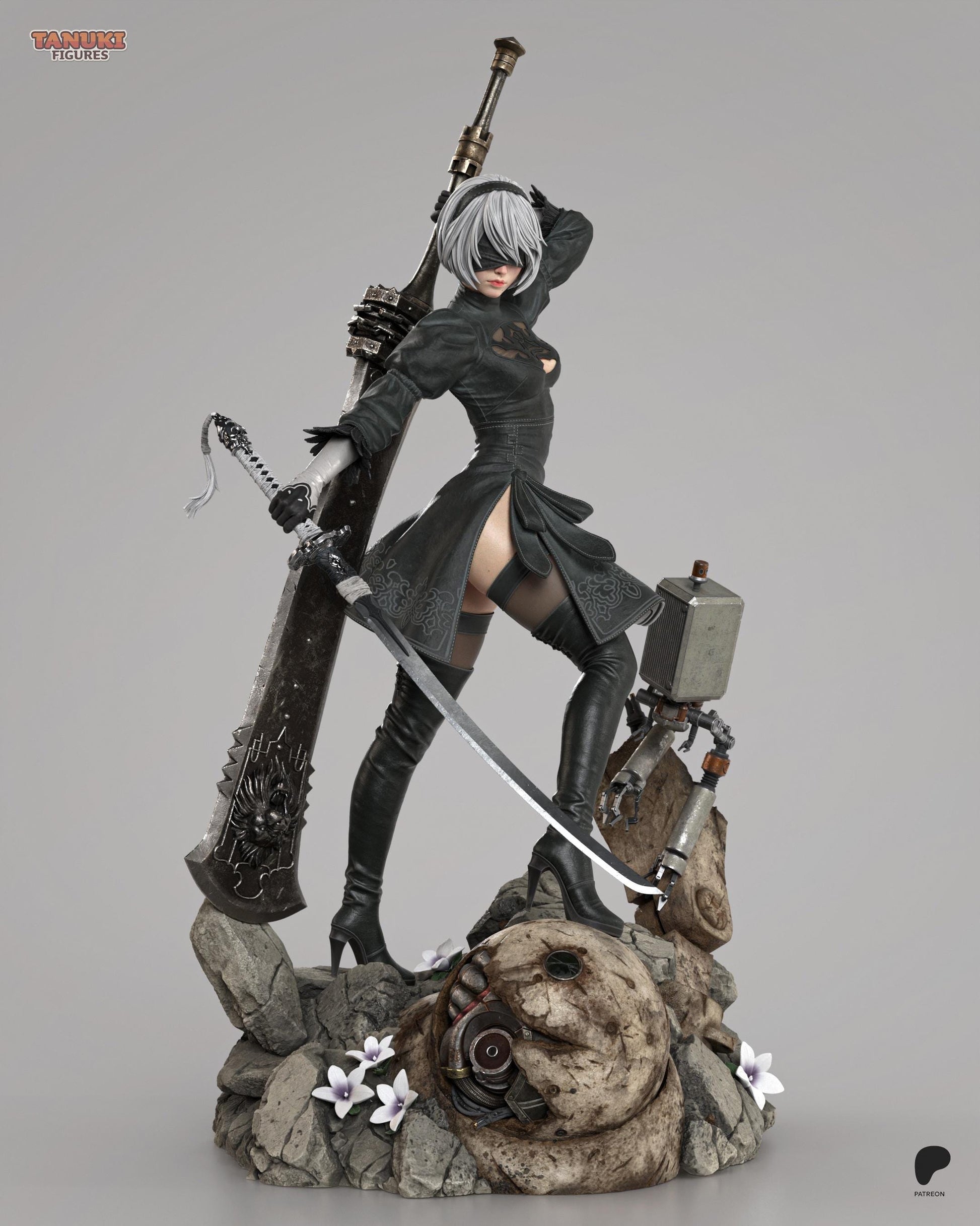 Anime Figure – Handpainted Resin Collectible, Action Figure, inspired by NieR: Automata