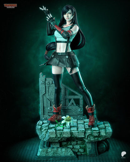 Anime Figure – Handpainted Resin Figure, Action Figure, inspired by Final Fantasy VII – Brawler