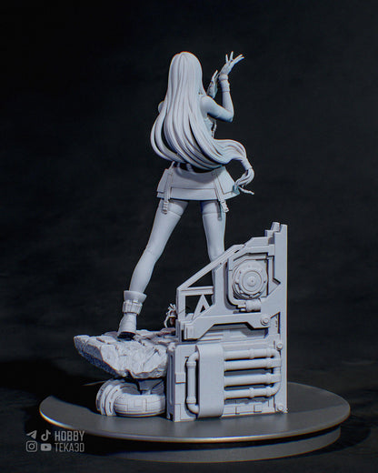 Anime Figure – Unpainted Resin Figure, Action Figure, inspired by Final Fantasy VII – Martialist