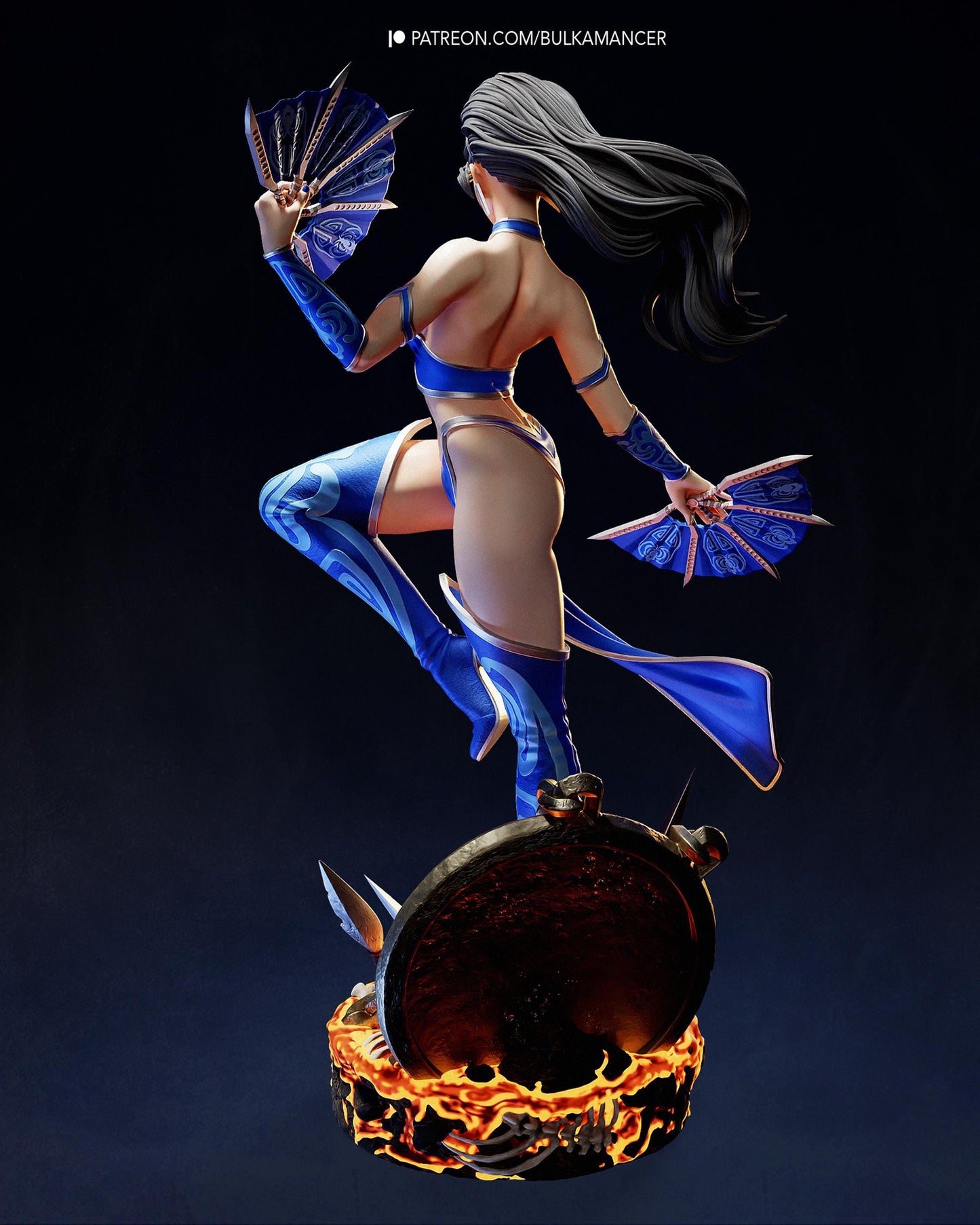 Gaming Action Figurine – Handpainted Resin Figure or DIY Model Kit, Mortal Kombat