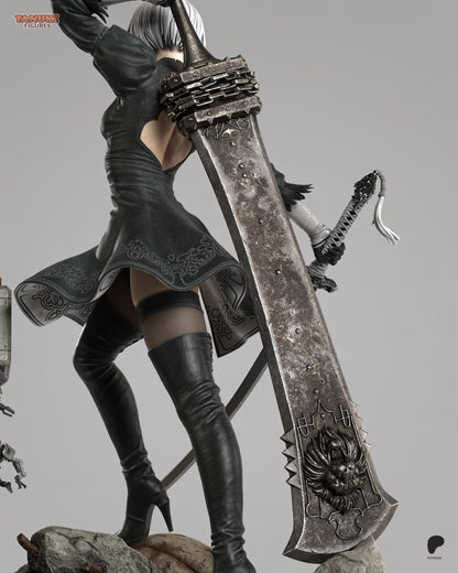 Anime Figure – Handpainted Resin Collectible, Action Figure, inspired by NieR: Automata