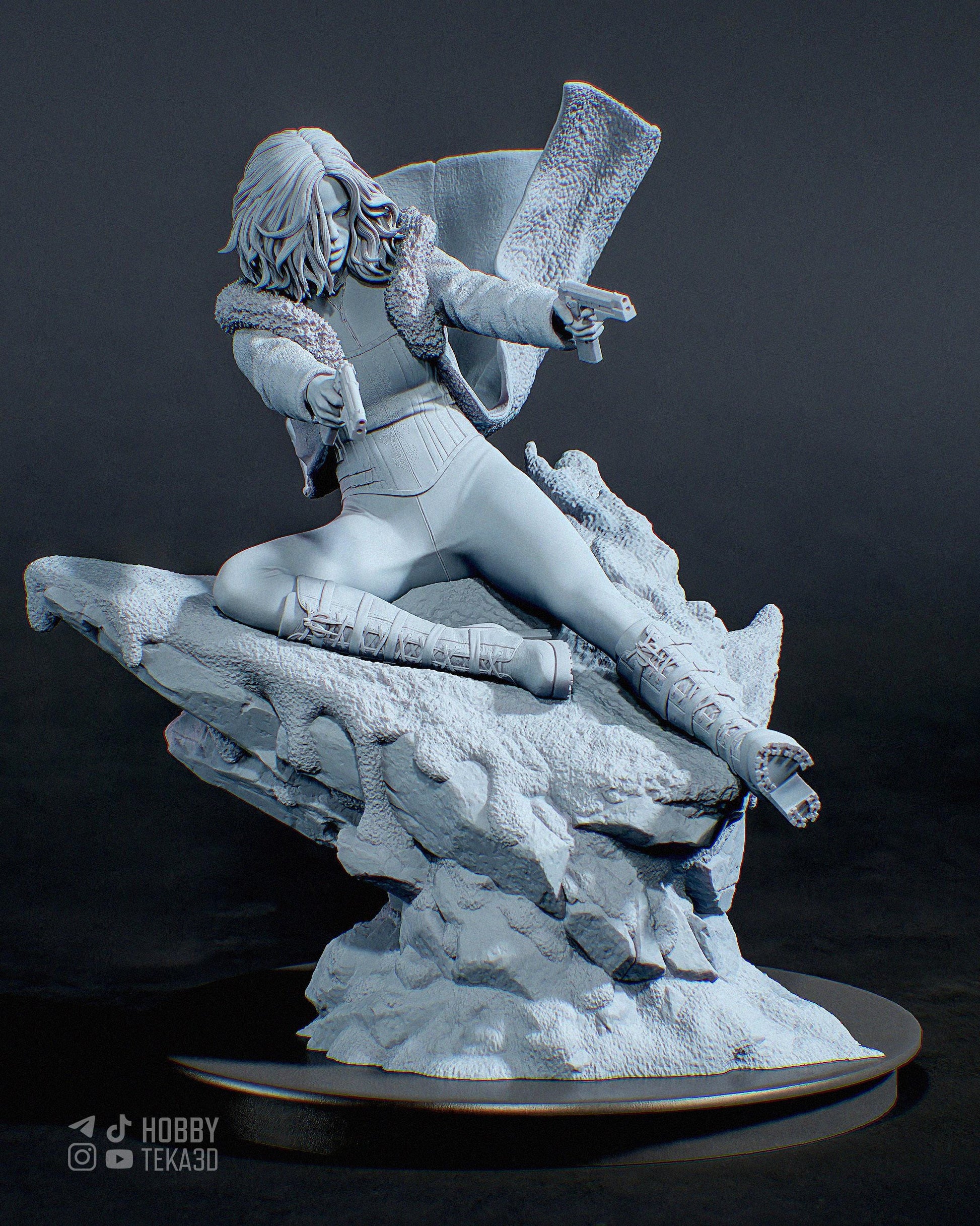 3D Model – Paintable Resin Collectible, Action Figure, inspired by Marvel X-Men – Outlaw