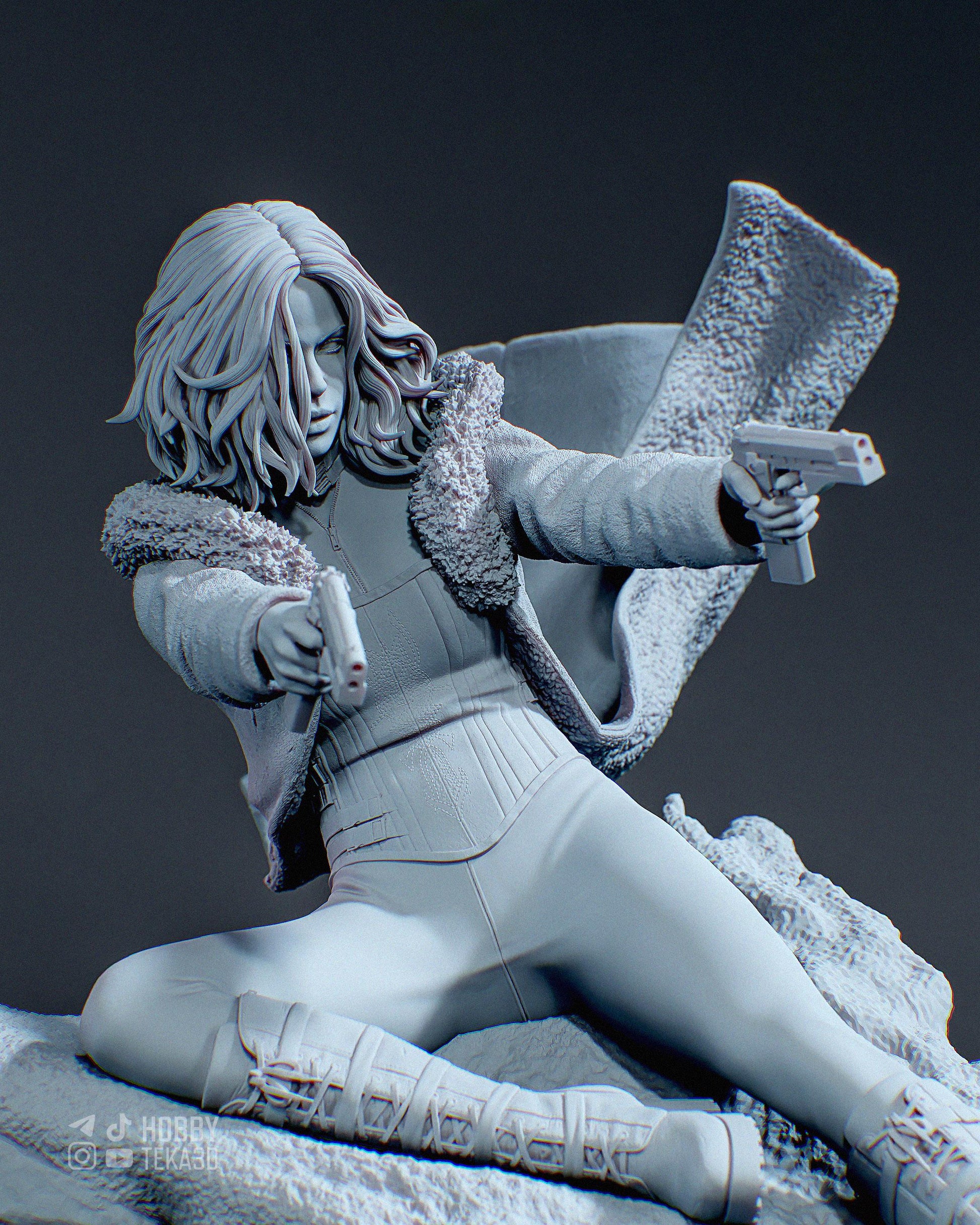 3D Model – Paintable Resin Collectible, Action Figure, inspired by Marvel X-Men – Outlaw