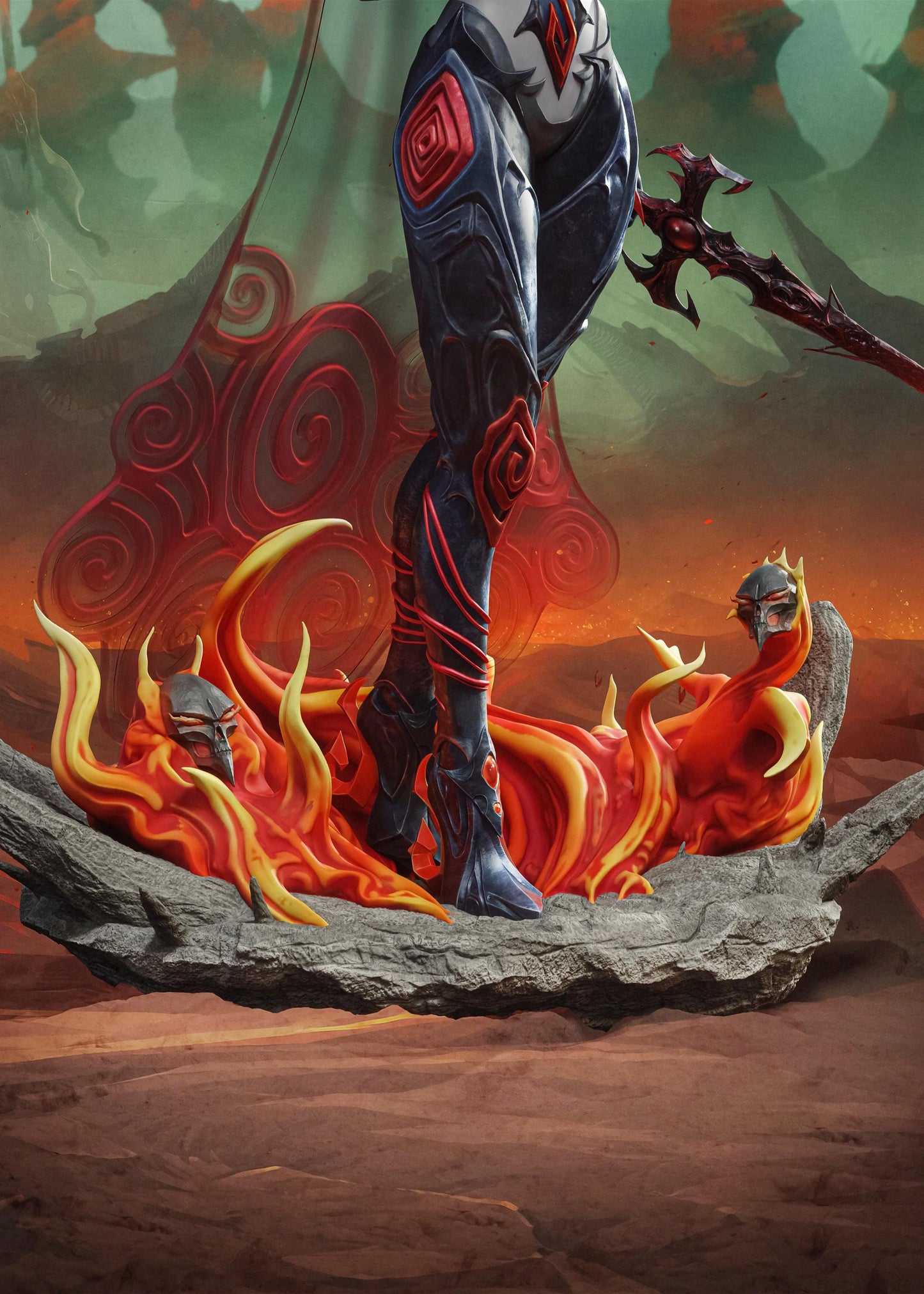 3D Model – Handpainted Collector Statue, Action Figure, inspired by Marvel Thor – Deathqueen