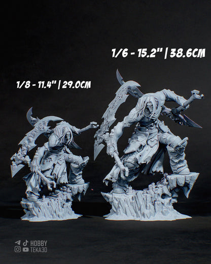 3D Model – DIY Resin Model Kit, Action Figure, inspired by Darksiders II – Harbinger