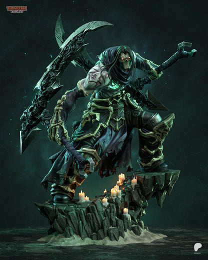 3D Model – Handpainted Collector Statue, Action Figure, inspired by Darksiders II – Reaper