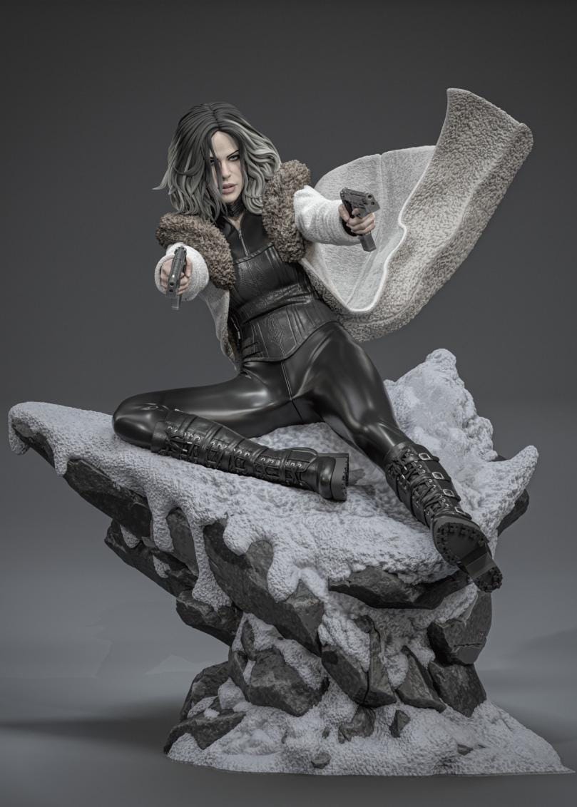 3D Model – Handpainted Display Figure, Action Figure, inspired by Marvel X-Men – Gunslinger
