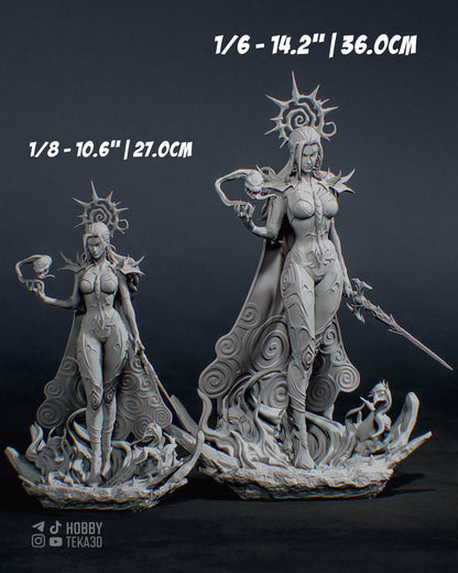 3D Model – Unpainted Resin Figure, Action Figure, inspired by Marvel, Death Goddes