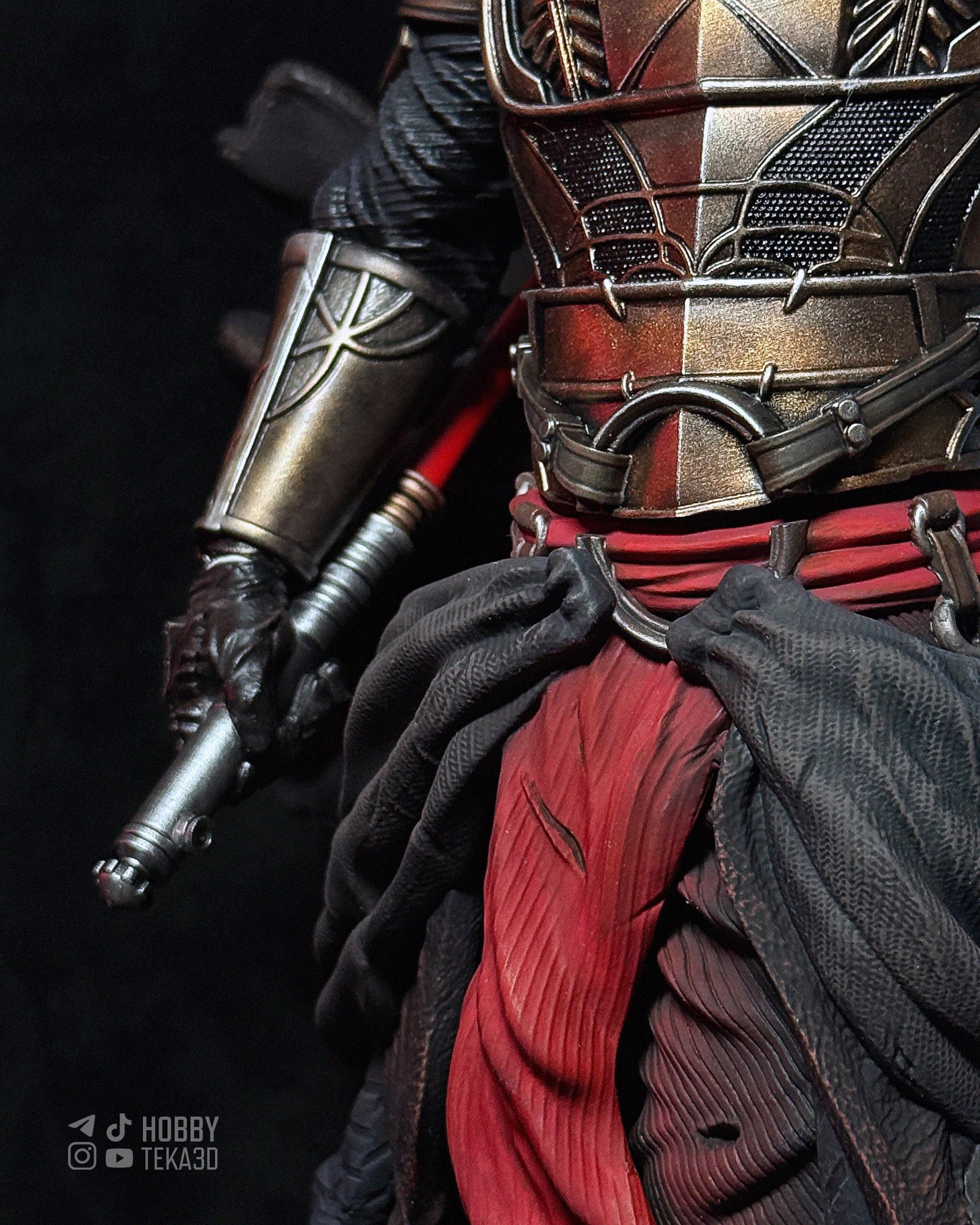 3D Model – Handpainted Resin Figure, Action Figure, inspired by Star Wars – Redeemer